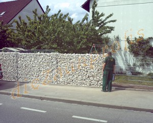 Gabionenmauer